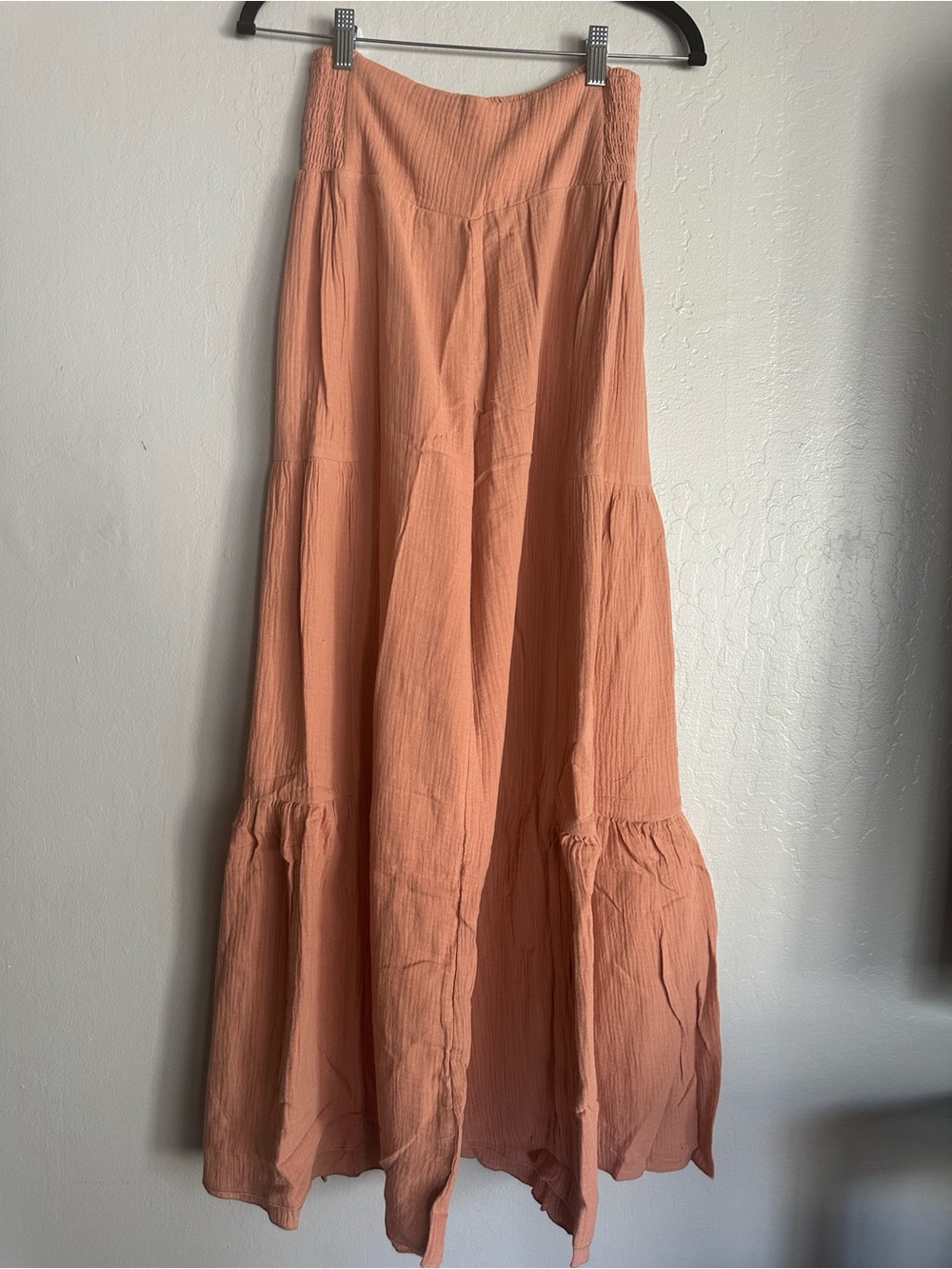 Women’s Peach Tiered Pants